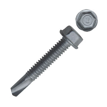 100 Pack 3/8-16 X 2 Inch Grade 5 Hex Head Tap Bolts - Full Thread, Zinc Finish, Lexar Industrial