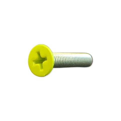 1" Neon Yellow Paint Phillips Mounting Hardware 1000 Pack
