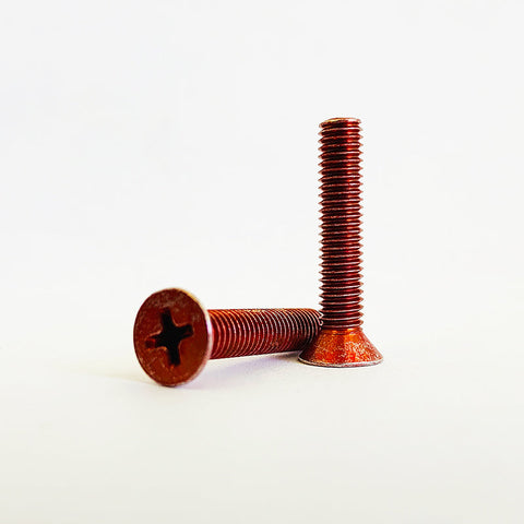 1" Red Zinc Phillips Mounting Hardware 500 Pack