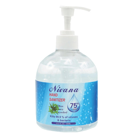 75% Alcohol Content Hand Sanitizer 500 mL Bottle with Pump
