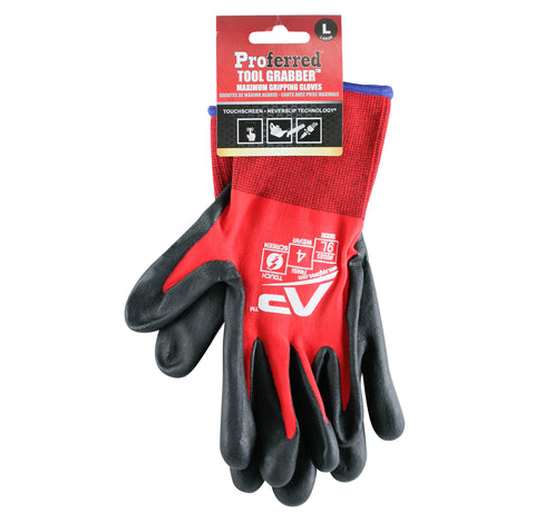 PROFERRED INDUSTRIAL GLOVES 3 pack - M TRIPLE COAT - FastenerExpert.us