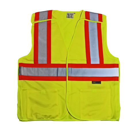 PROFERRED REFLECTIVE VEST 6 pack - MD, Yellow - FastenerExpert.us