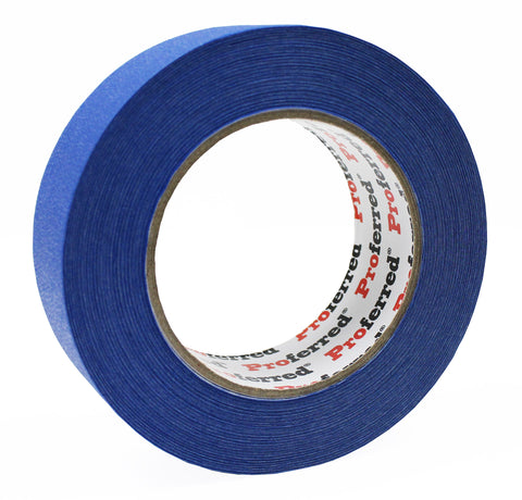 PROFERRED BLUE PAINTERS TAPE Case of 36 - 1.41IN X 60YD (55M), 0.13MM (5.1MIL)  - Case of 36 - FastenerExpert.us