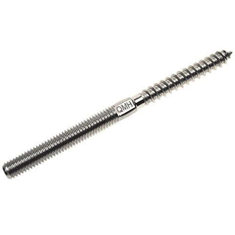 3/8 x 8" Hanger Bolt 18-8 Stainless Steel 50 pack - FastenerExpert.us