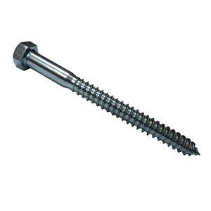 3/8 x 4" Hex Lag Screw Stainless Steel 125 pack