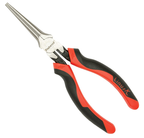 PROFERRED LONG NOSE PLIERS WITHOUT CUTTER - 6" WITHOUT CUTTER TPR Grip - FastenerExpert.us