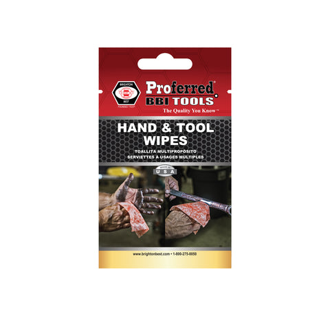 PROFERRED HAND & TOOL WIPES - 100 pack - FastenerExpert.us