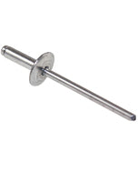 Blind Rivets | 68 Stainless/Stainless Large Flange Rivets